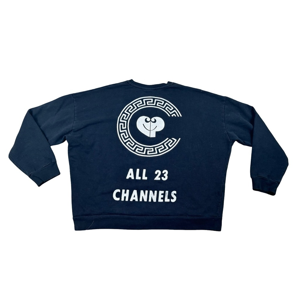 Carhartt x Perks and Mini Radio Club L.A. Black Oversized Rose Sweatshirt Med - Picture 2 of 8